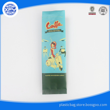 Side gusset coffee plastic bags